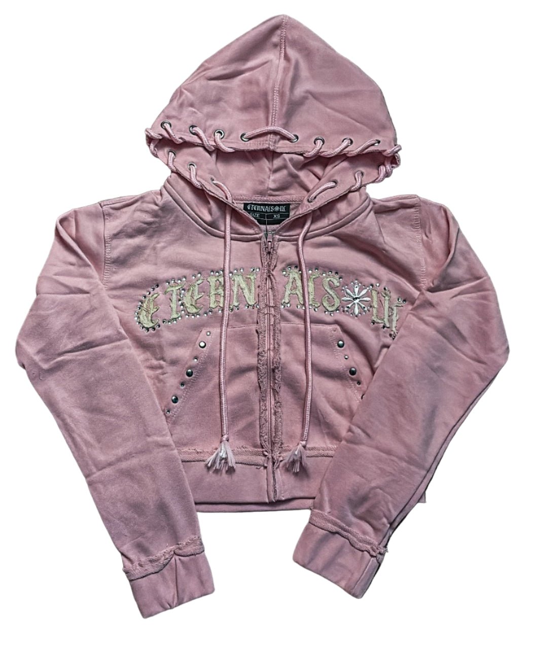 Cherry Blossom Rhinestone Sweatsuit - EternalSoul