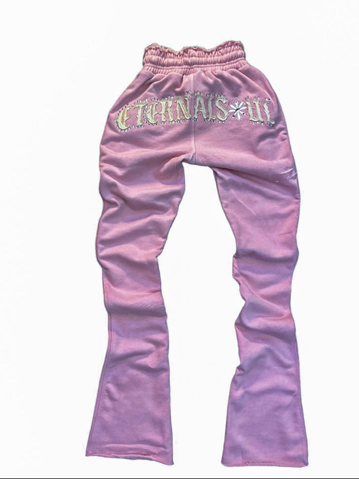EternalSoul Cherry Blossom Low Rise Pants - EternalSoul