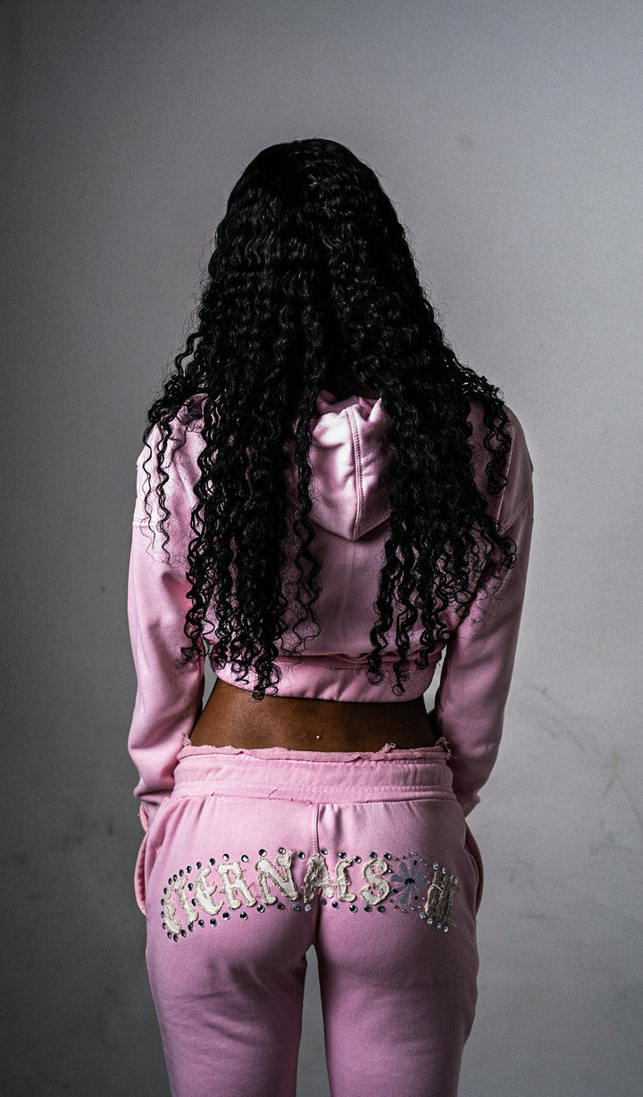 EternalSoul Cherry Blossom Low Rise Pants - EternalSoul